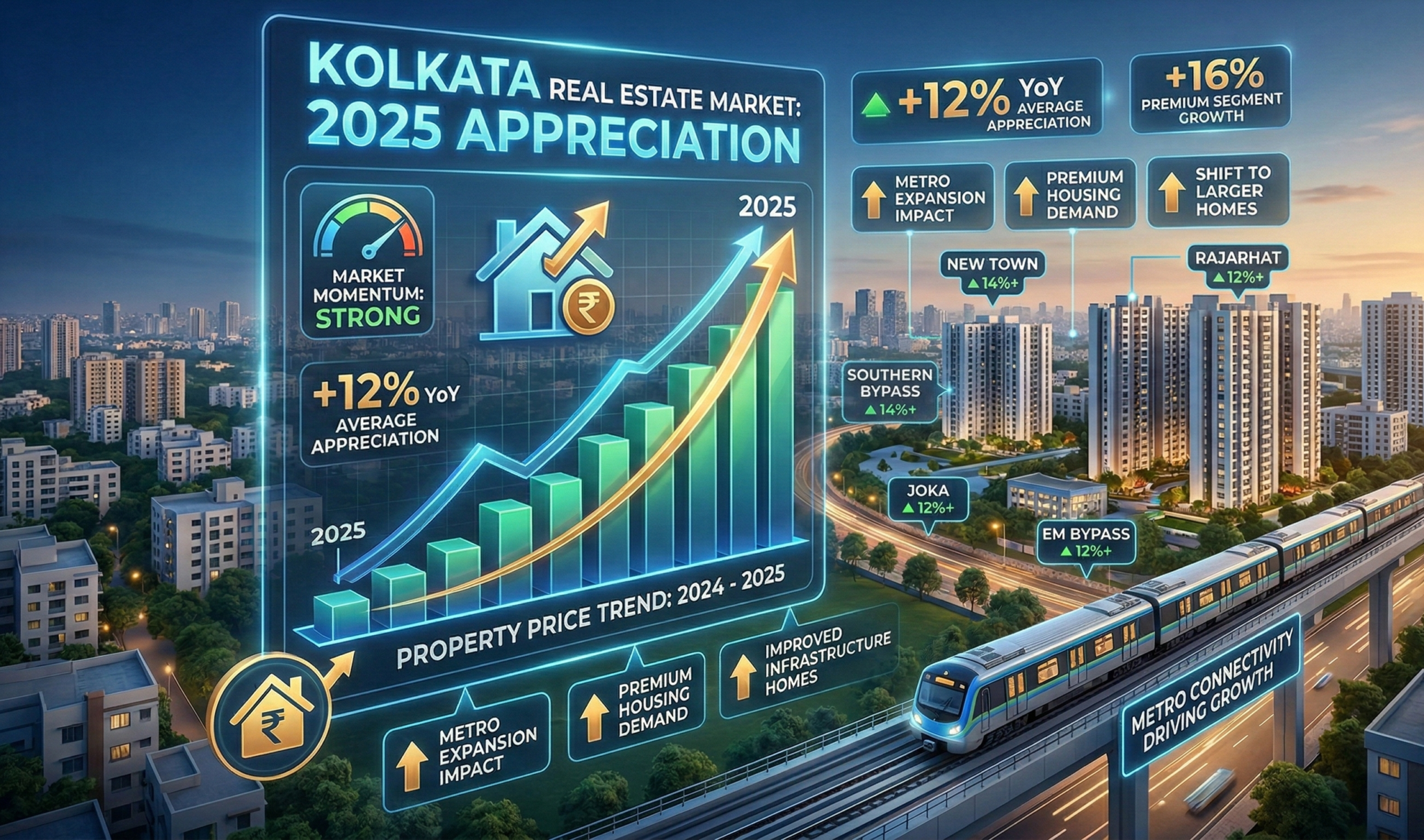 Future of Real Estate in Kolkata 2026 - Nklusive.in